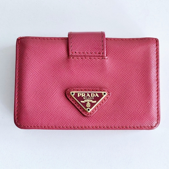 Prada Pink Accordion Card Holder Wallet - Picture 1 of 12